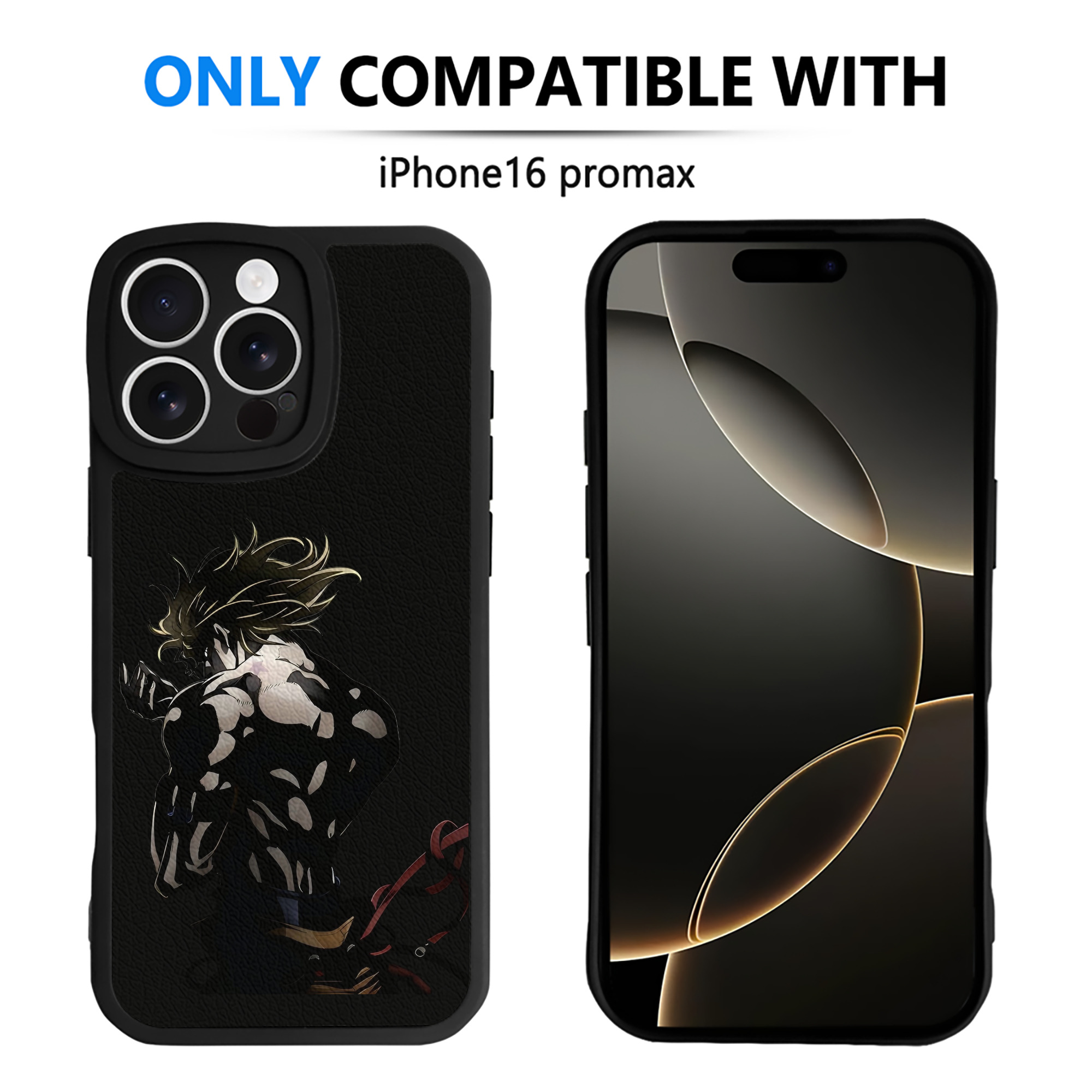 （画像用） ジョジョの奇妙な冒険 ディオ?ブランドー JoJo's Bizarre Adventure Dio Brando 【iPhone 16シリーズ対応】シリコンスマホケース（レザー調） 材質：シリコン